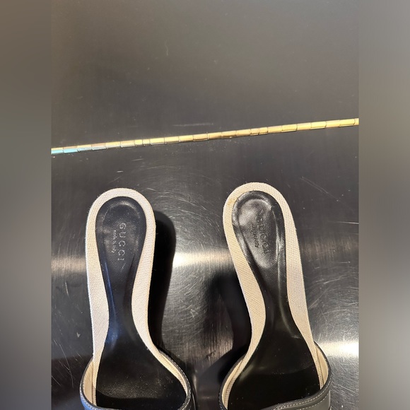 Authentic Vintage Rare Luxury Minimalist Hysteria Crest Gucci Sandals - Picture 6 of 17